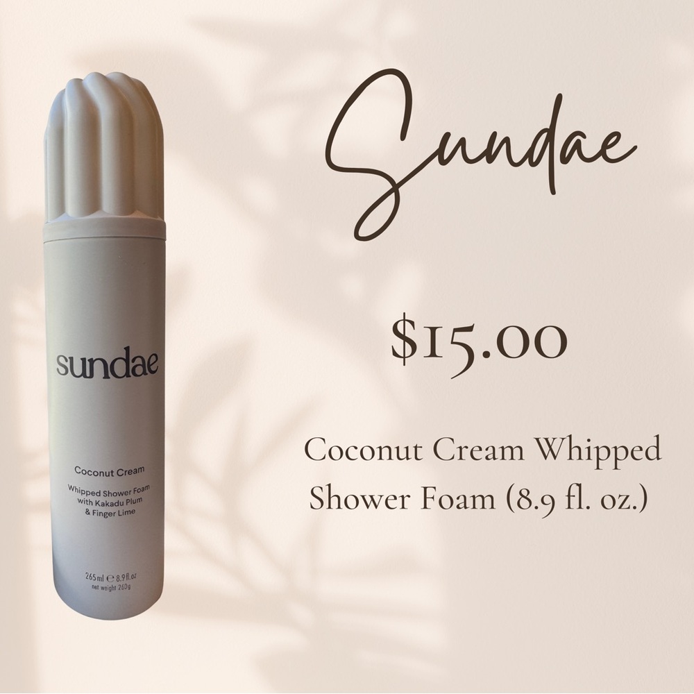 Coconut Cream Whipped Shower Foam - Cream
